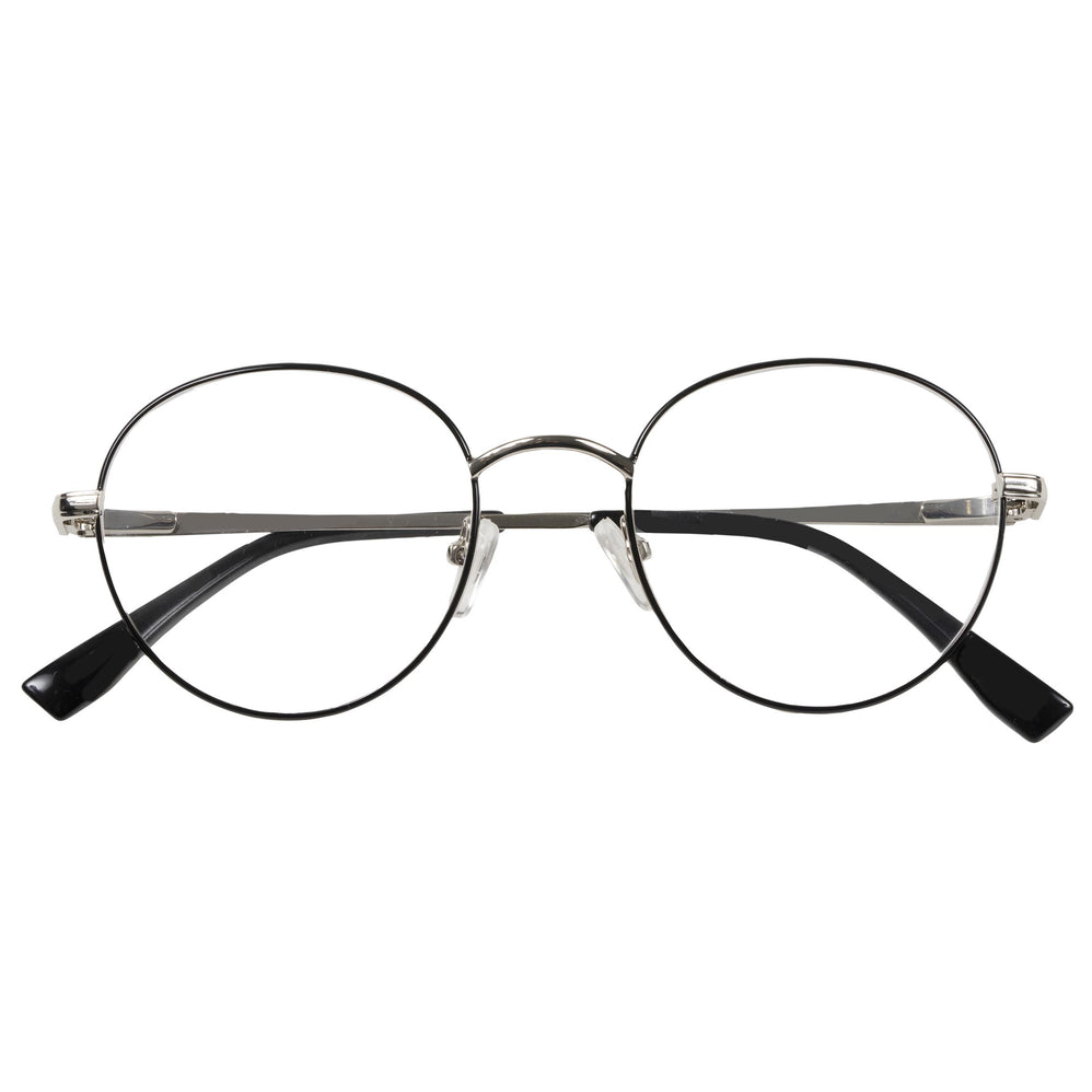 Gafas de lectura Mixtas Metálicas Negro/Plata - Isotoner