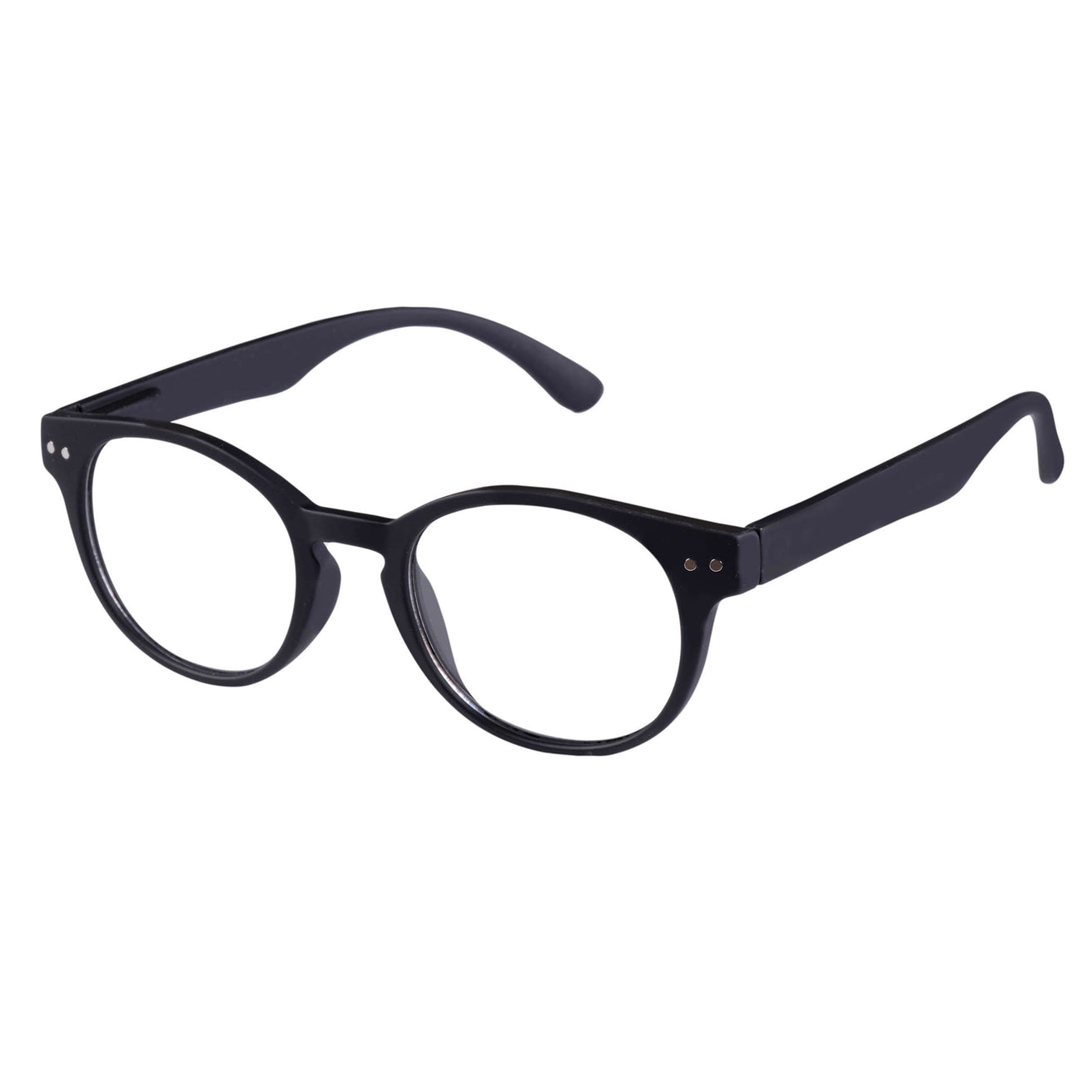 Gafas de lectura unisex con clip solar Negro