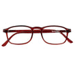 Gafas de lectura unisex Burdeos claro
