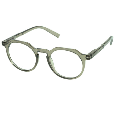 Gafas de lectura unisex hexagonal Caqui - Isotoner