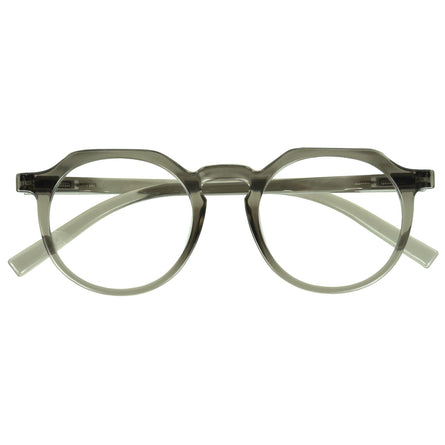 Gafas de lectura unisex hexagonal Caqui - Isotoner