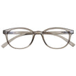 Gafas de lectura unisex ovaladas Gris