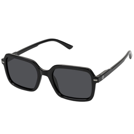 Gafas de sol Unisex rectangulares Gris/Negro - Isotoner