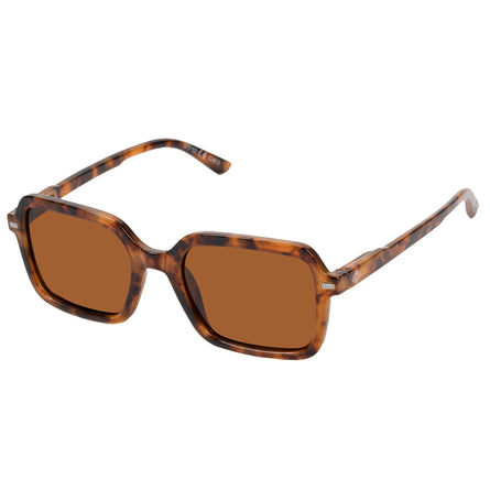Gafas de sol rectangulares Marrón/Carey
 - Isotoner