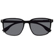 Gafas de sol Unisex rectangulares Negro