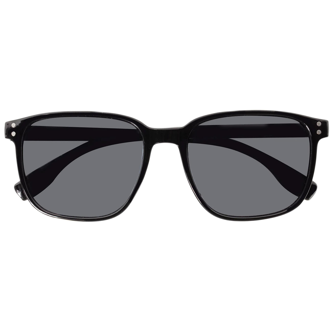 Gafas de sol Unisex rectangulares Negro