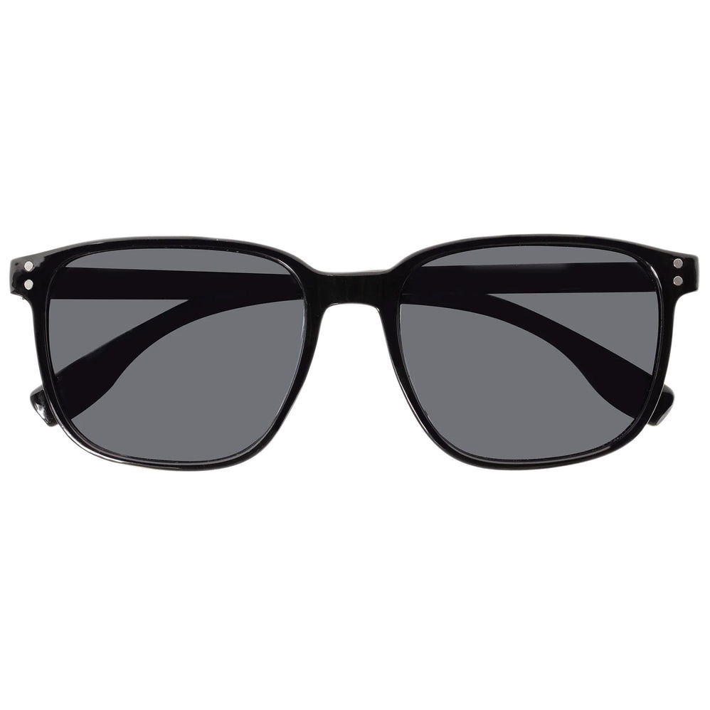 Gafas de sol Unisex rectangulares Negro - Isotoner