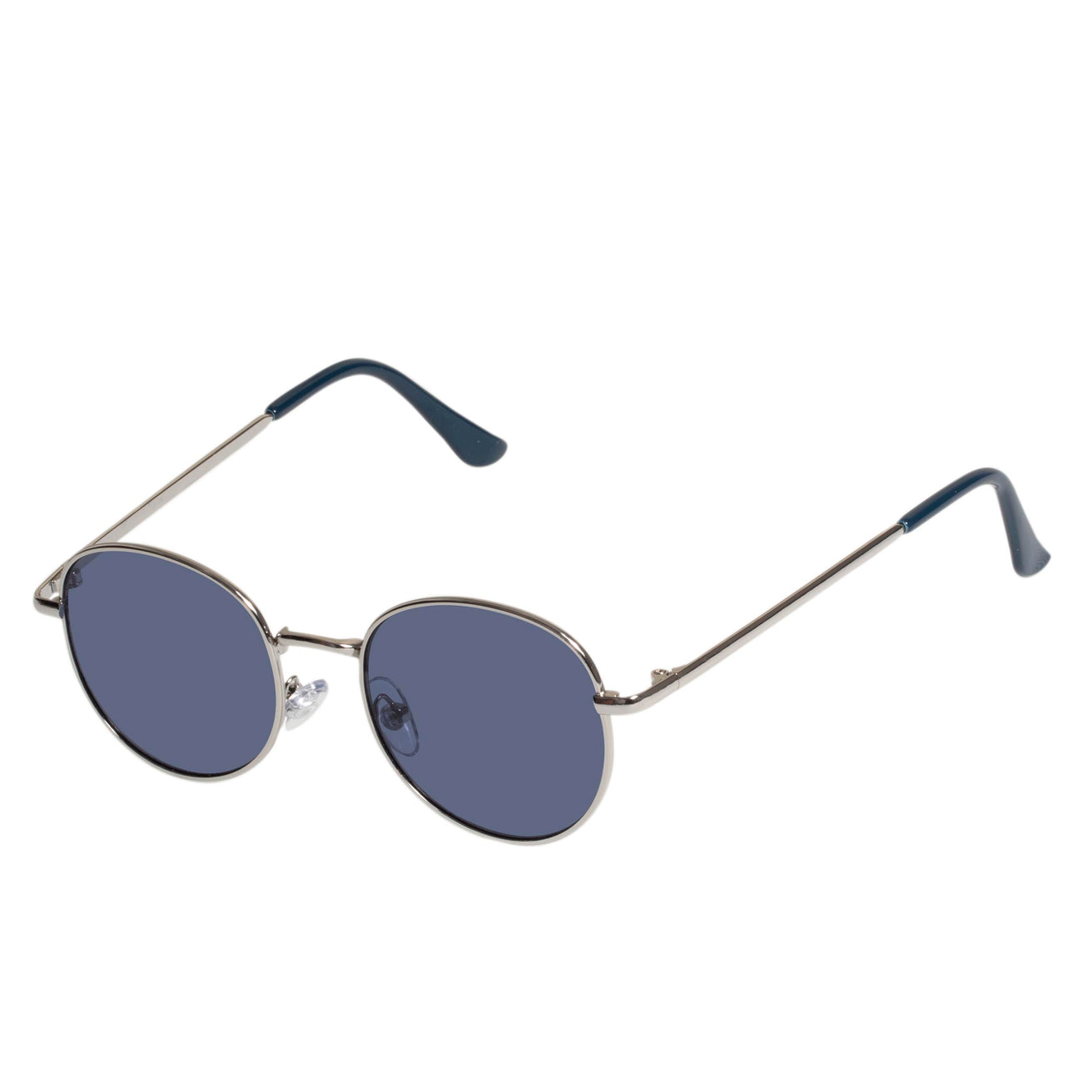 Gafas de sol 10-12 años Redondas Plata
