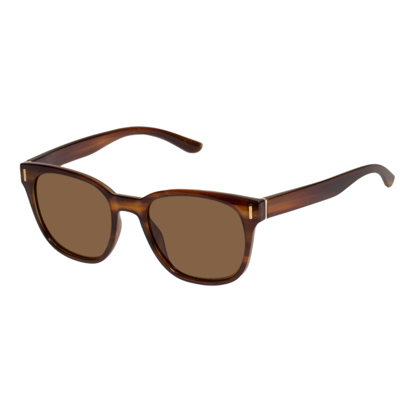 Gafas de sol unisex Rectangulares Carey/dorado