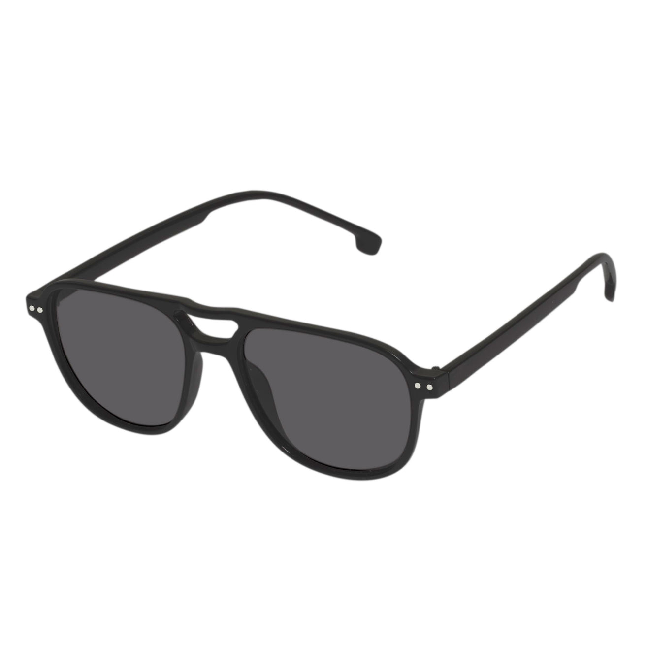 Gafas de sol recicladas Unisex acabado mate Negro
