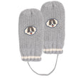 Manoplas Niños malla Soft Touch 2/4 años Gris jaspeado