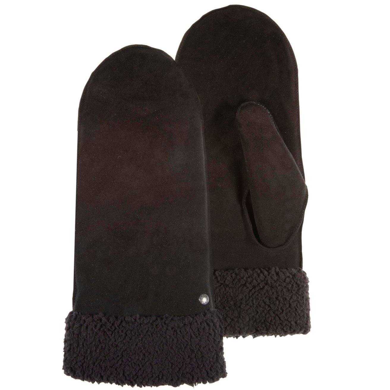 Manoplas Mujer en cuero imitación piel Negro