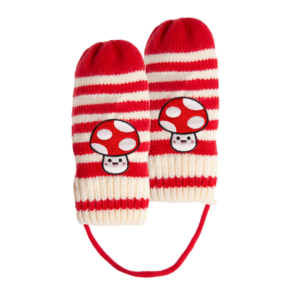 Manoplas malla Niños 2/4 años Rojo champiñones - Isotoner