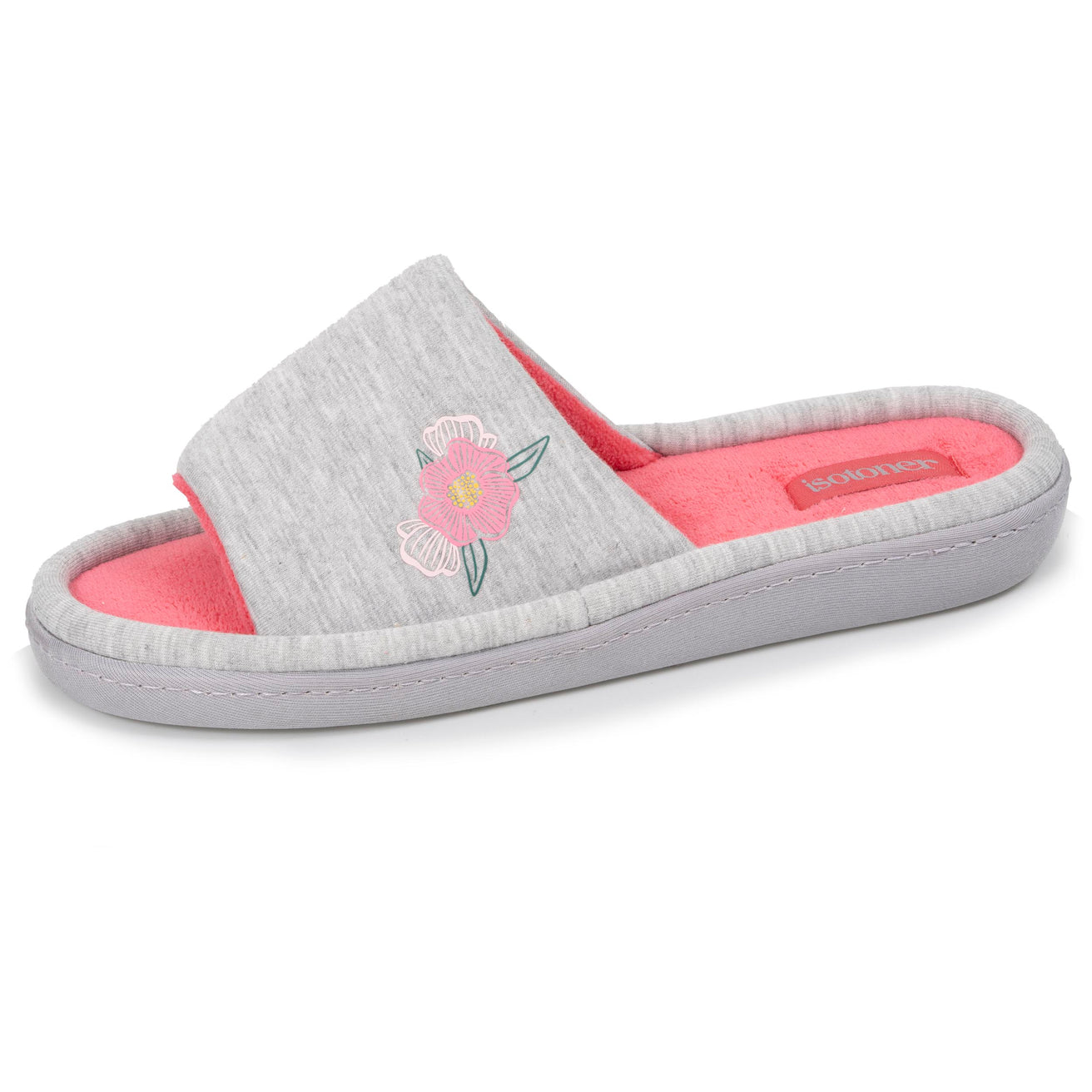 Zapatillas de casa sandalias Mujer Gris jaspeado