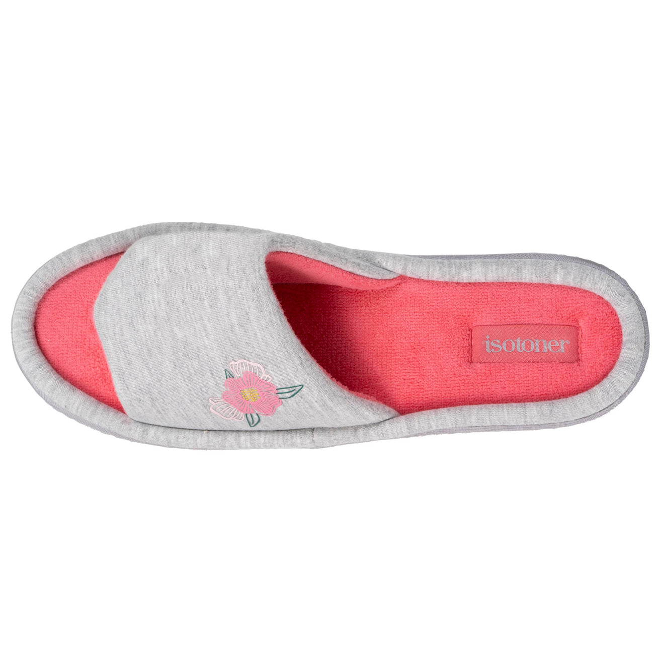 Zapatillas de casa sandalias Mujer Gris jaspeado