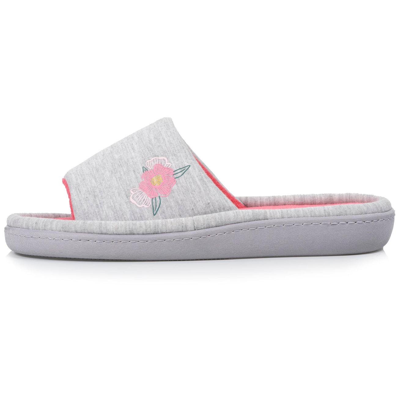 Zapatillas de casa sandalias Mujer Gris jaspeado
