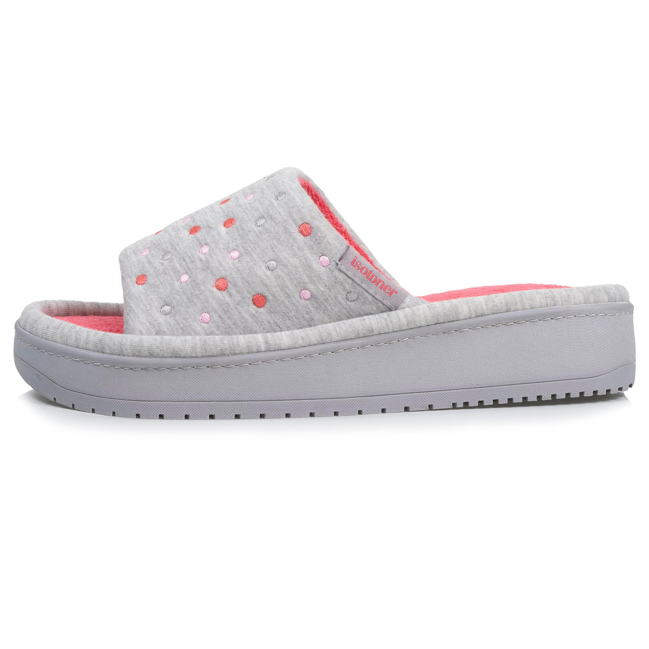 Zapatillas de casa sandalias Mujer Gris jaspeado