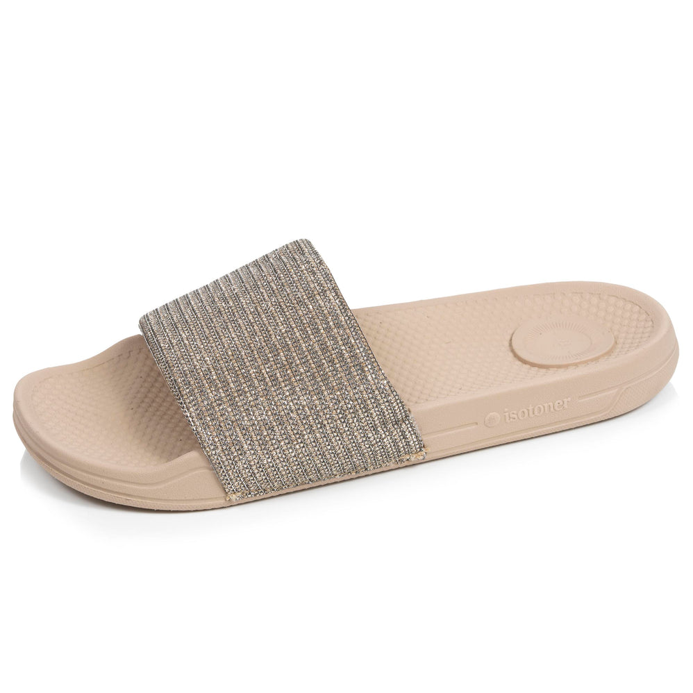 Mules chancletas Mujer EVERYWEAR™ Beige Piedras - Isotoner