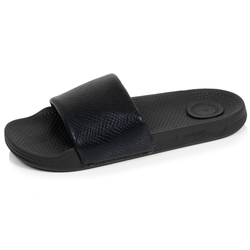 Mules chancletas Mujer EVERYWEAR™ Negro Serpiente - Isotoner
