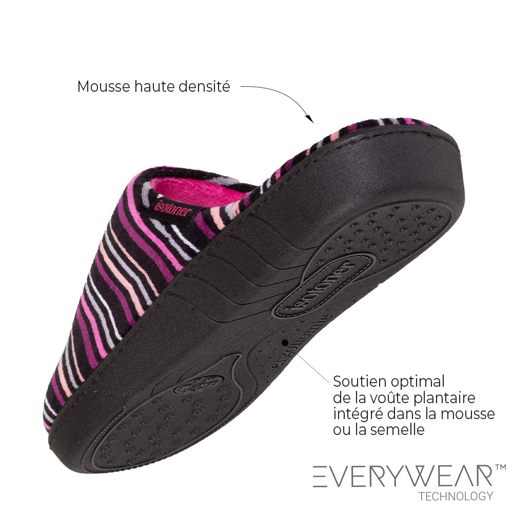 Zapatillas de casa chinelas Mujer Gris gato fantasía