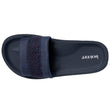 Mules chancletas Mujer moldeadas Marino purpurina