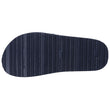 Mules chancletas Mujer moldeadas Marino purpurina