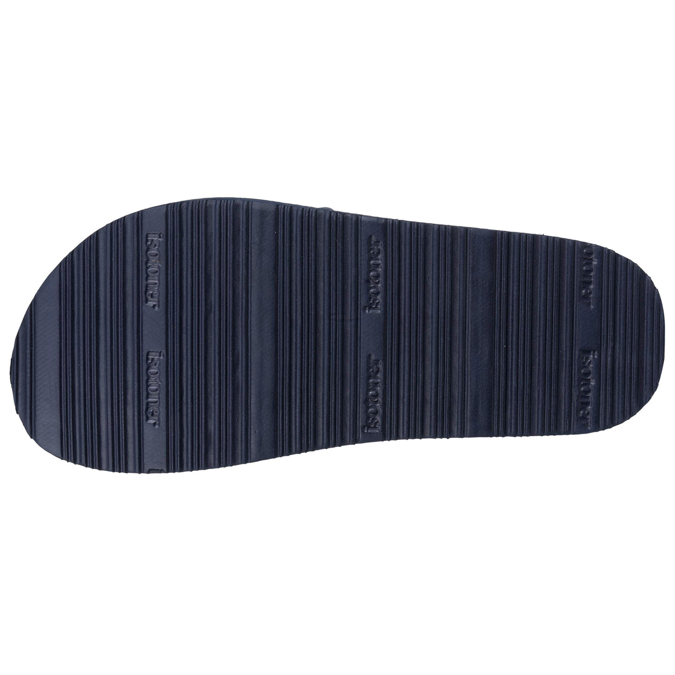 Mules chancletas Mujer moldeadas Marino purpurina
