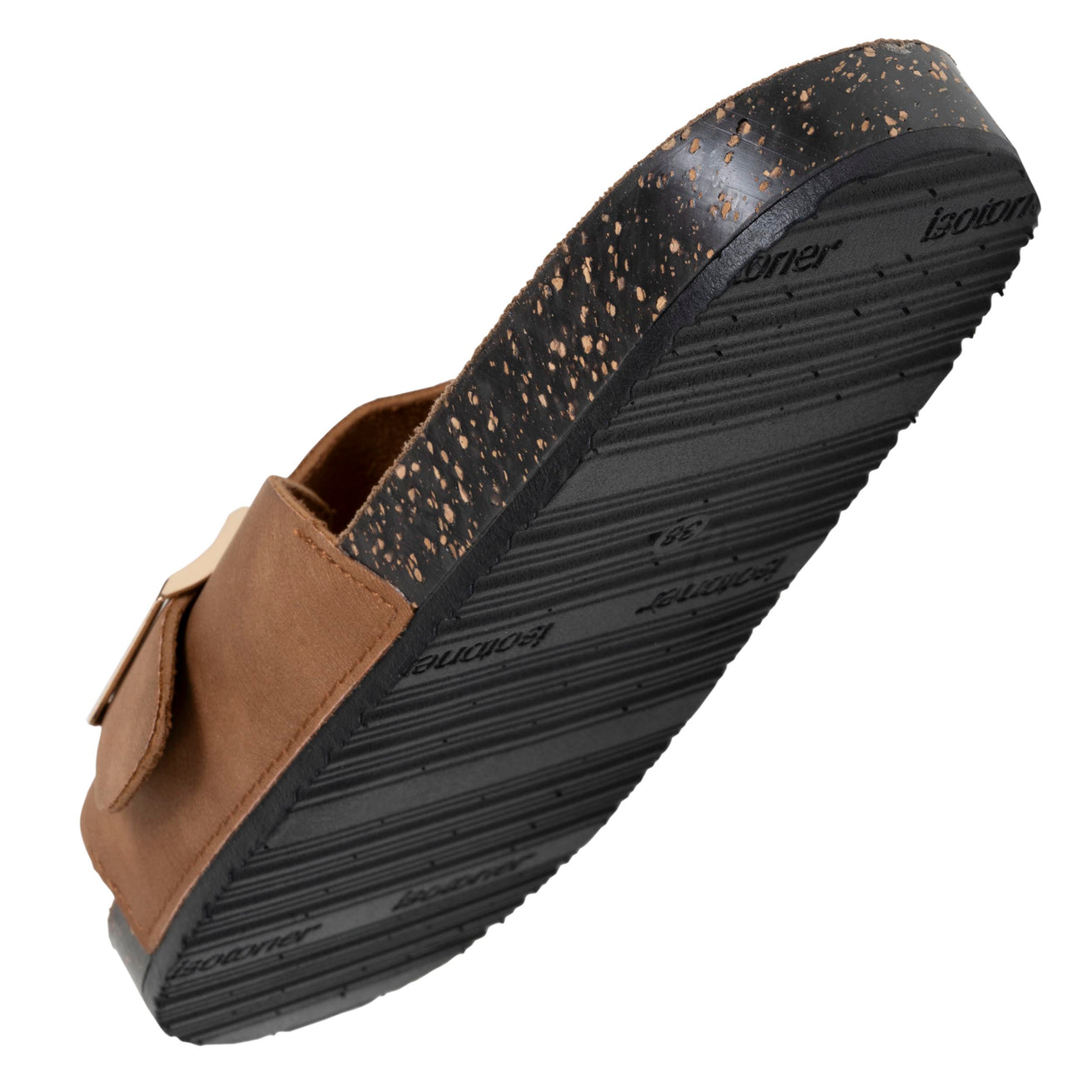 Mules sandalias Mujer sola correa Camel