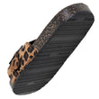 Mules sandalias Mujer sola correa Leopardo