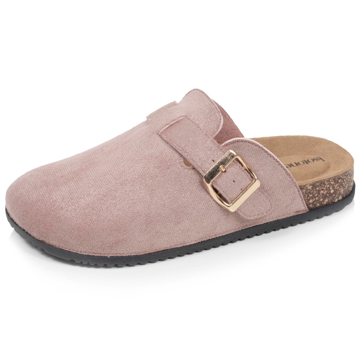 Zuecos Niños confort Rosa purpurina