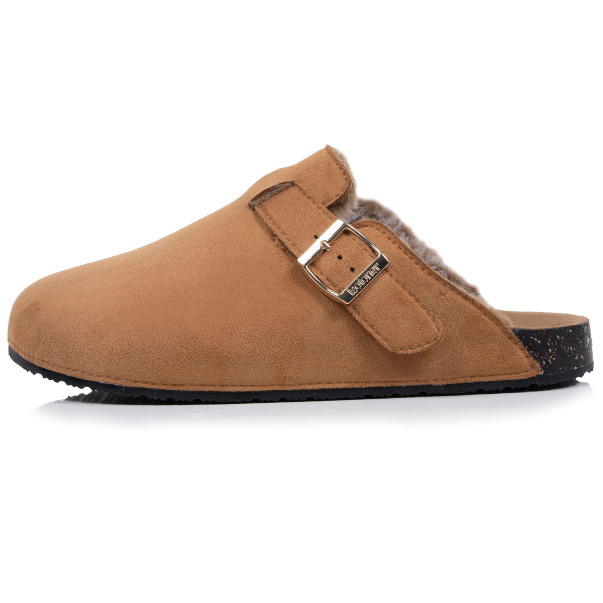 Zuecos forrados Mujer Camel