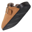 Zuecos forrados Mujer Camel