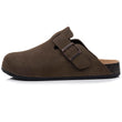 Zuecos mules Hombre Oliva