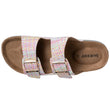 Mules sandalias Mujer Doble Correa Multicolor