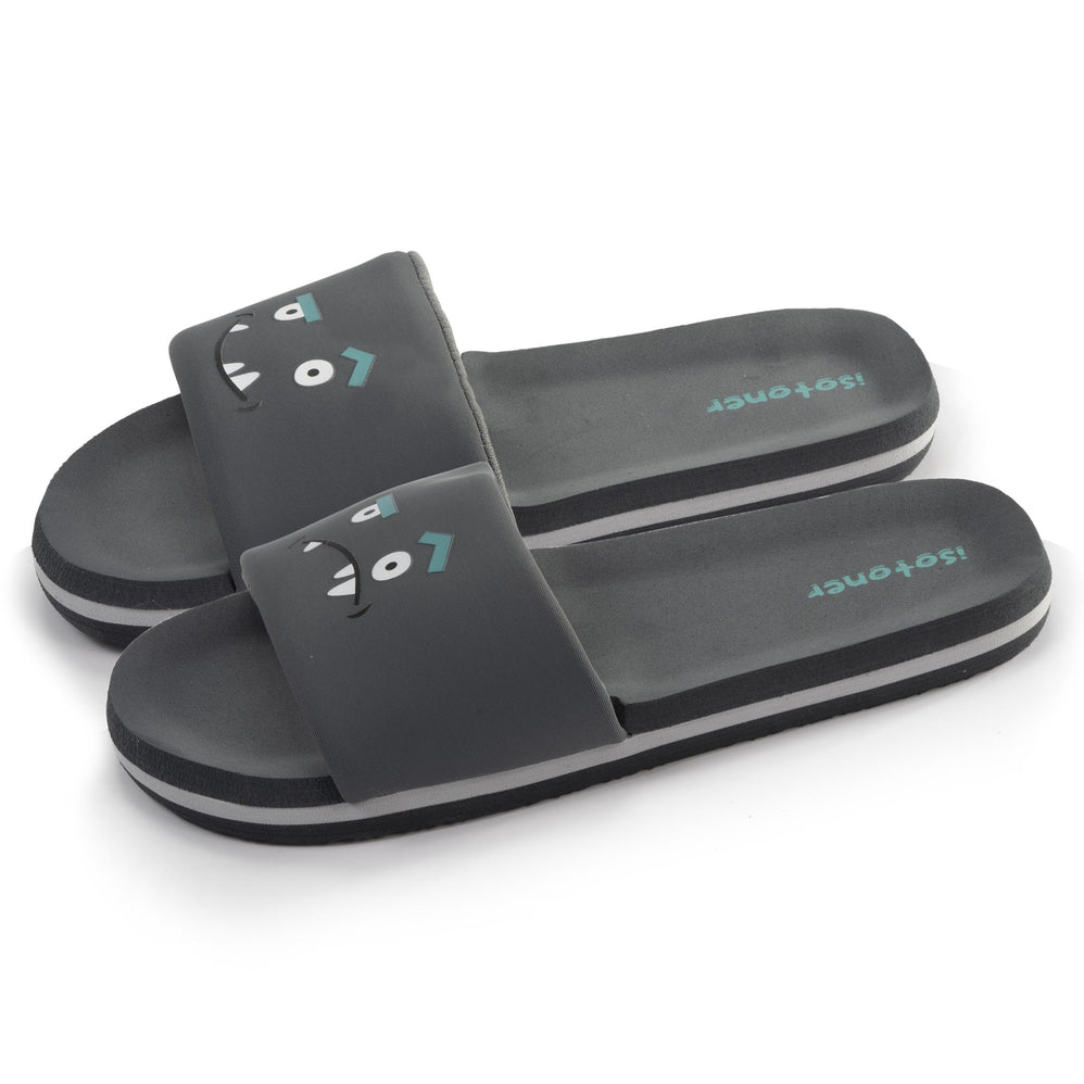 Mules chancletas Niños Gris - Isotoner