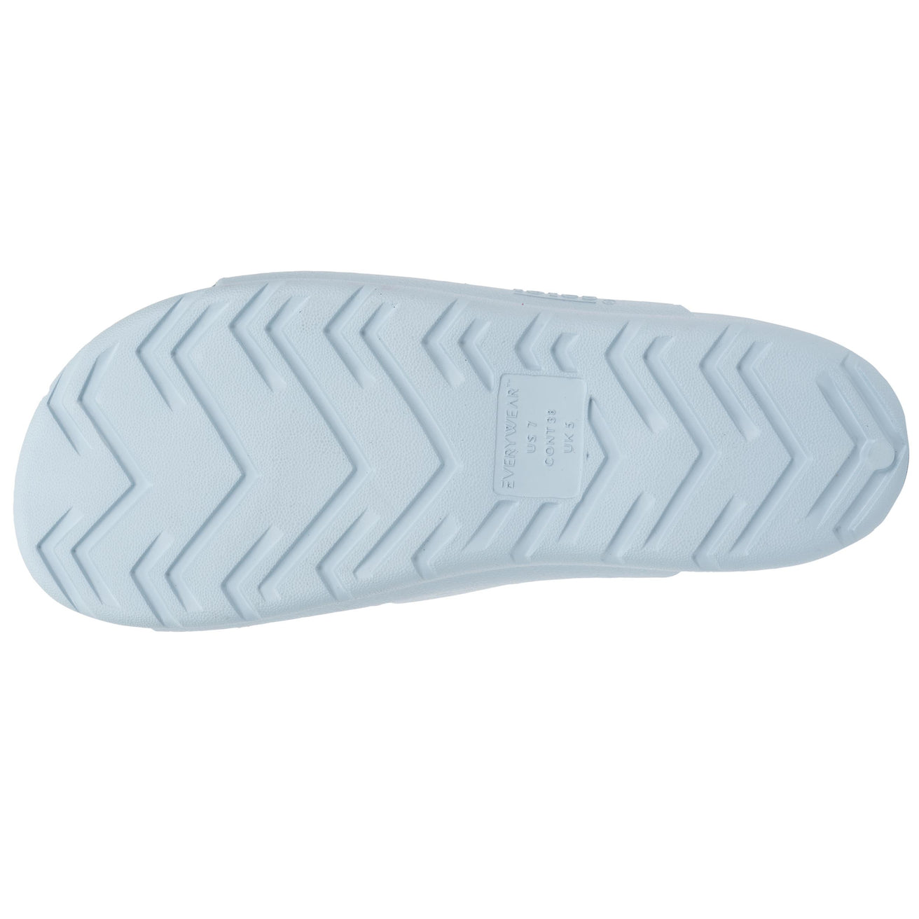 Mules chancletas Mujer ajustable Azul claro
