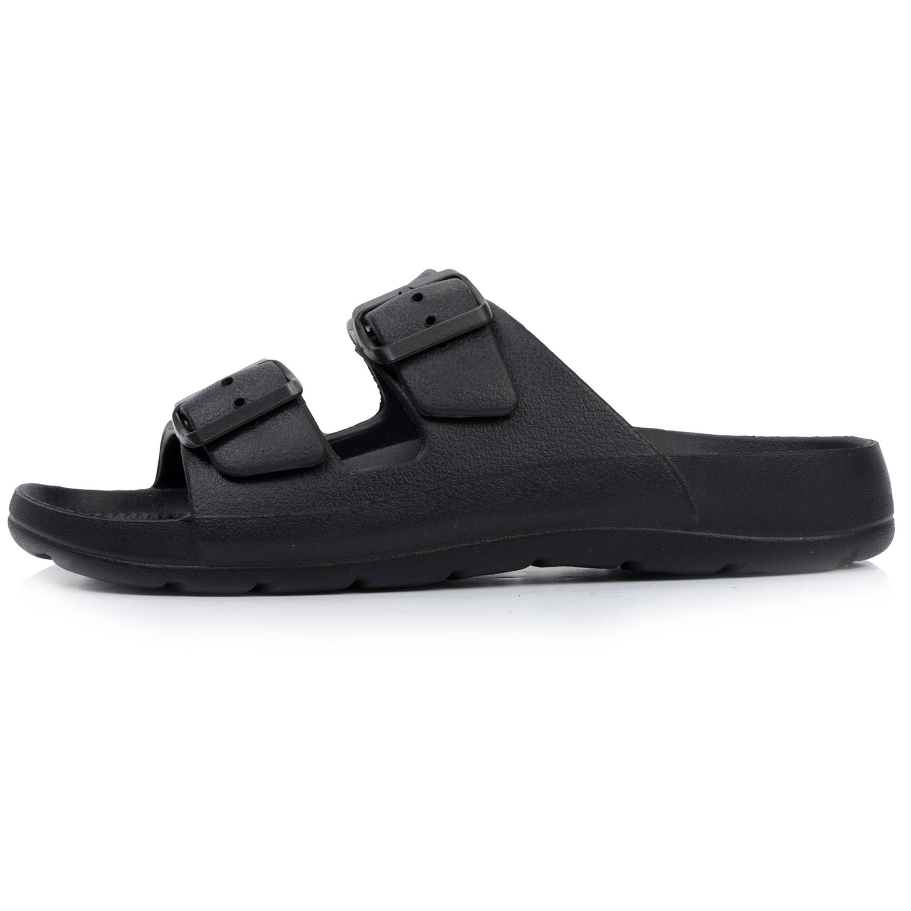 Mules chancletas Mujer ajustable Negro