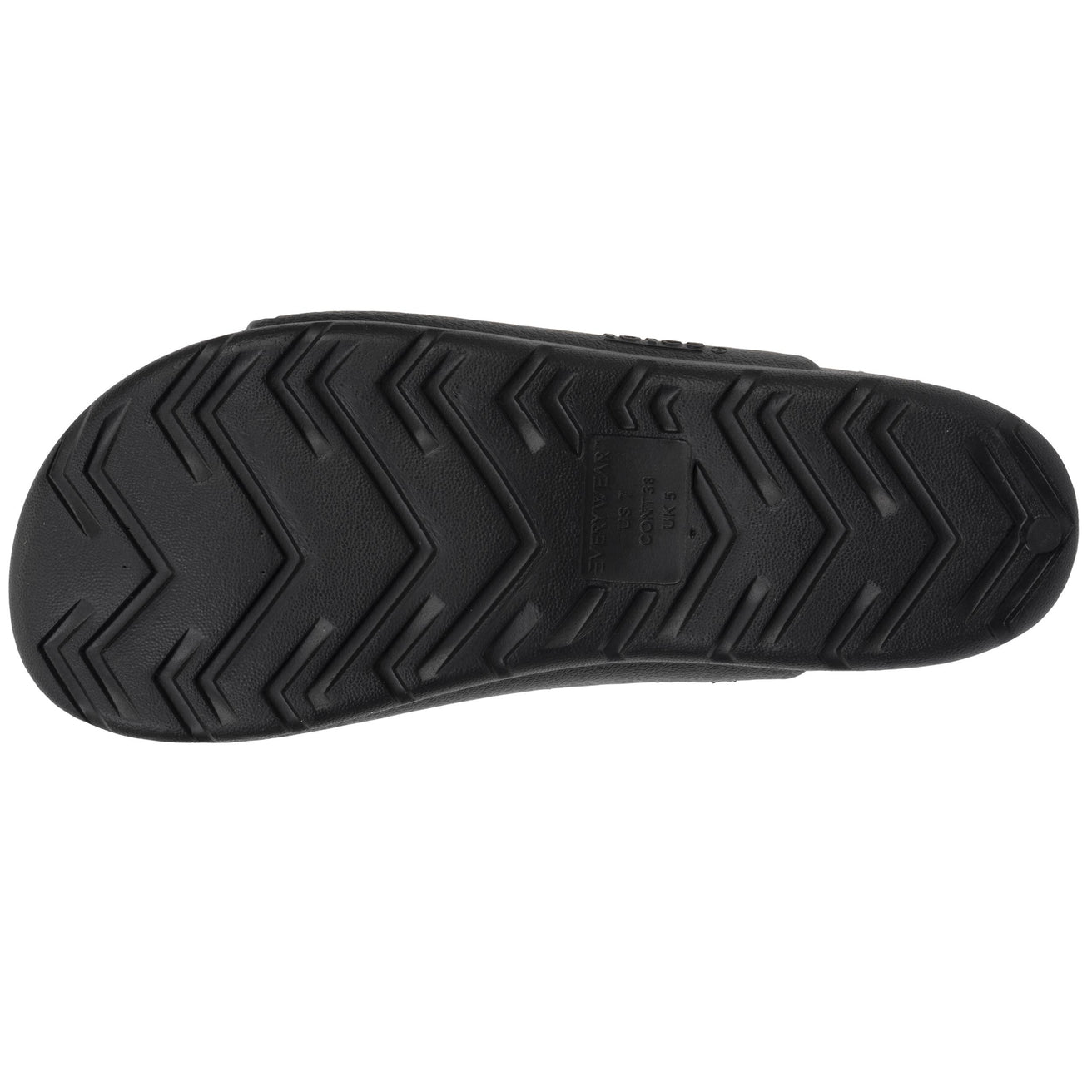 Mules chancletas Mujer ajustable Negro