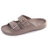 Mules chancletas Mujer ajustable Negro taupe - Isotoner