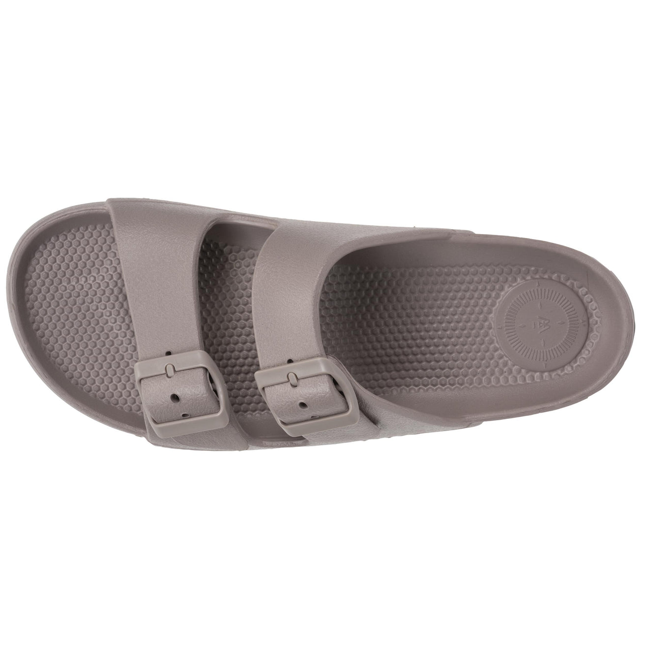 Mules chancletas Mujer ajustable Topo