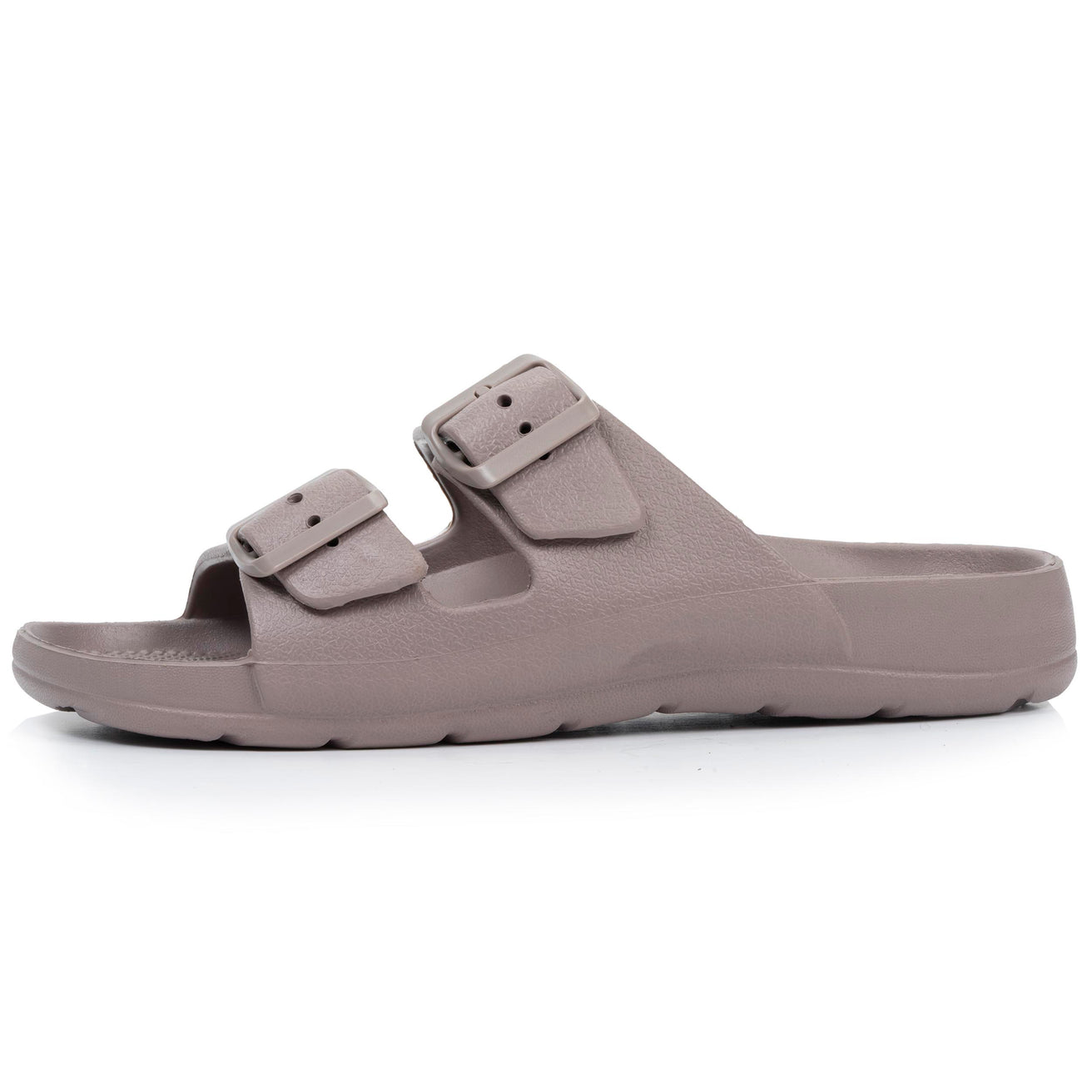 Mules chancletas Mujer ajustable Topo