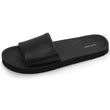 Mules chancletas Mujer moldeadas Negro