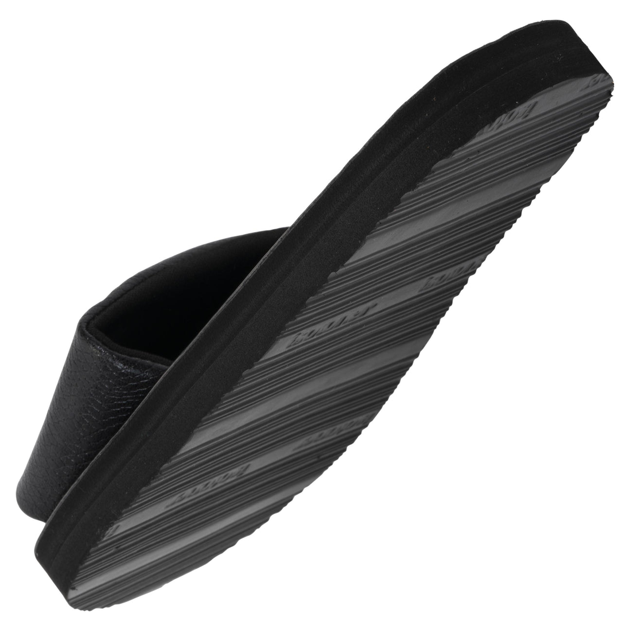 Mules chancletas Mujer moldeadas Negro