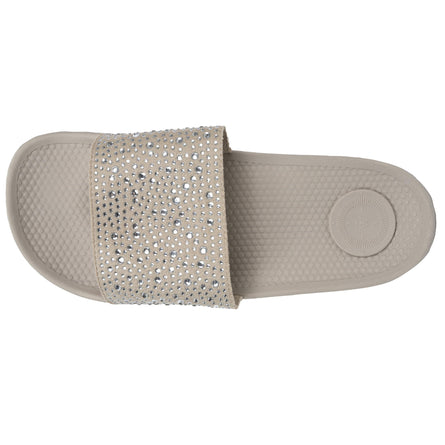 Mules chancletas Mujer brillante Beige - Isotoner