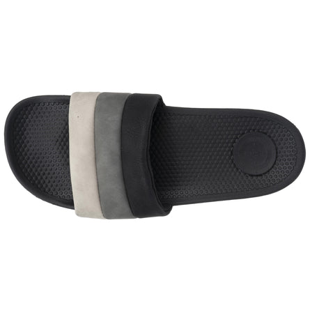 Mules chancletas Hombre EVERYWEAR™ Negro/Rayas - Isotoner