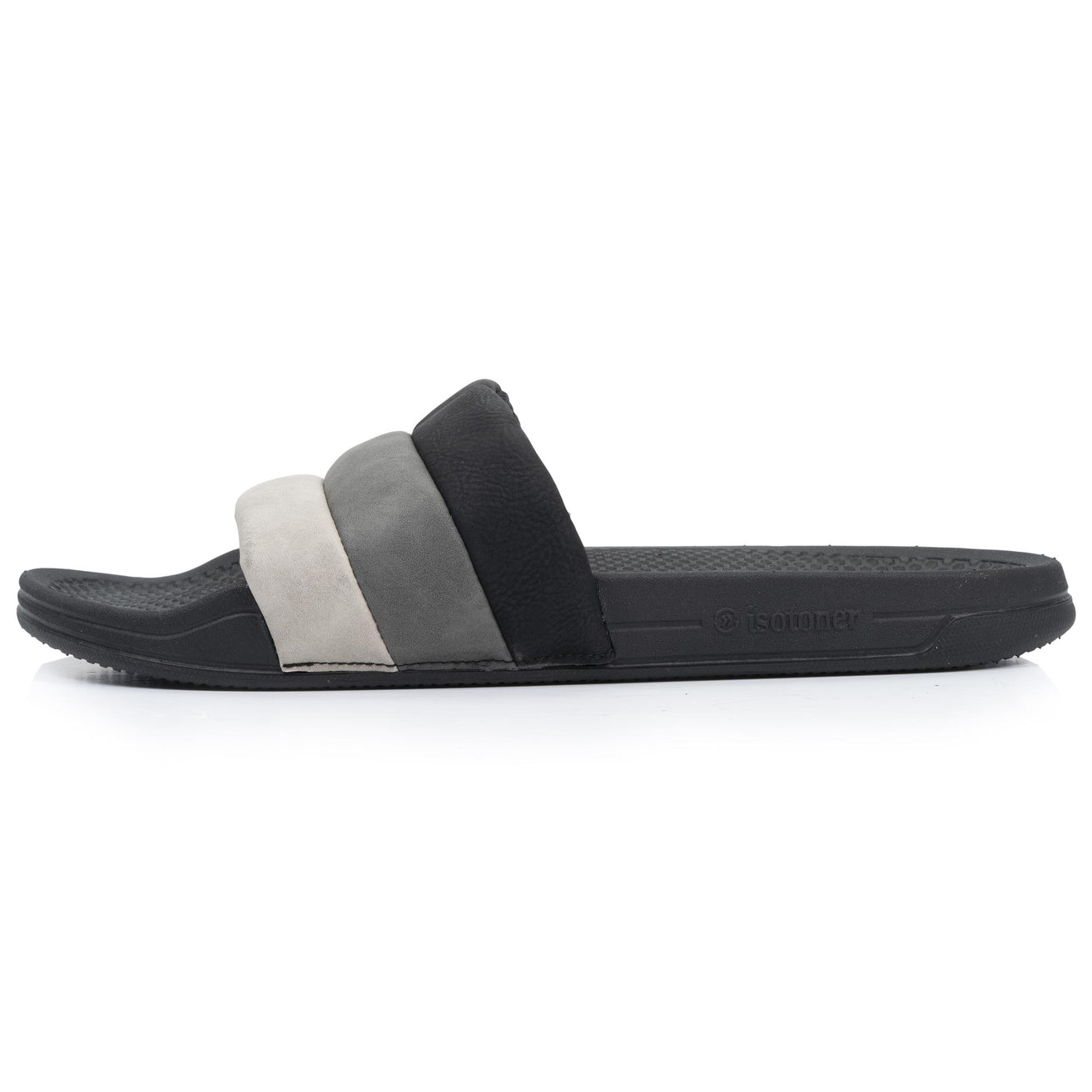Mules chancletas Hombre EVERYWEAR™ Negro/Rayas