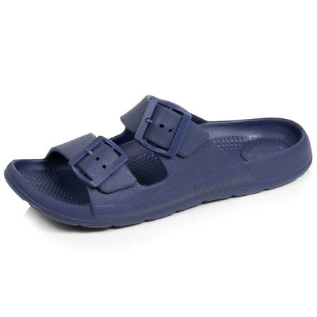 Mules chancletas Hombre ajustables Azul marino - Isotoner