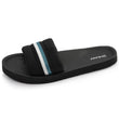 Mules chancletas Hombre Negro/Azul