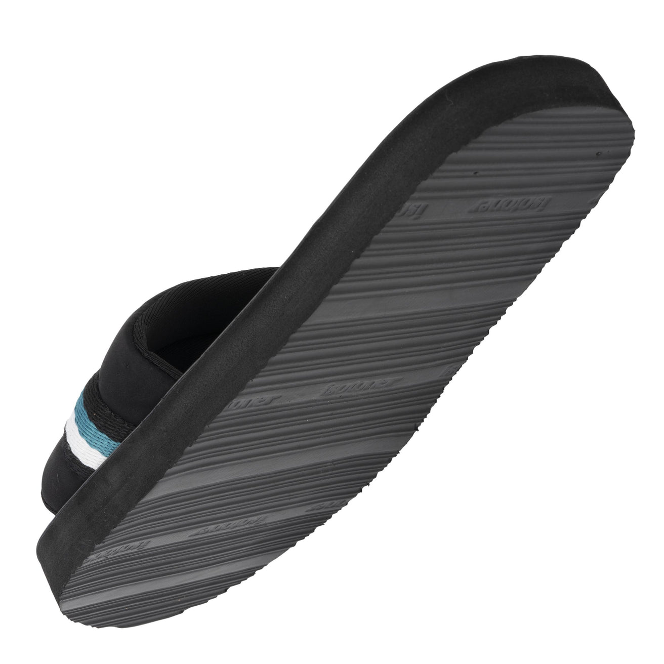 Mules chancletas Hombre Negro/Azul