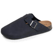 Zuecos mules Hombre Azul marino